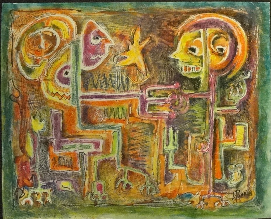 Figures Facing the Star