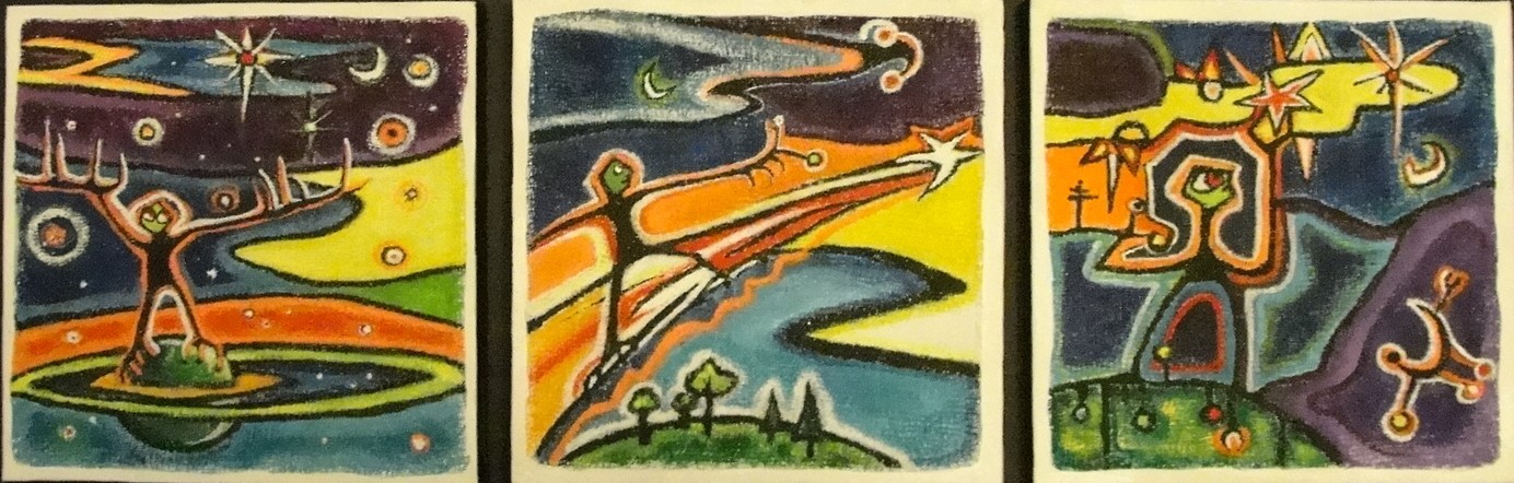 Star Gazing Triptych